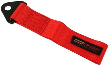 EPMAN PAS HOLOWNICZY ZACZEP TOW STRAP HOL CZERWONY