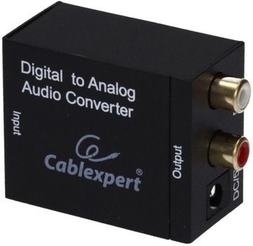 adapter audio optyczny TOSLINK do analog RCA cinch