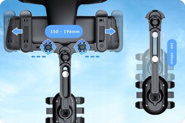 РЕГУЛИРУЕМЫЙ ДЕРЖАТЕЛЬ АВТОМОБИЛЬНОГО ЗЕРКАЛА ДЛЯ СМАРТФОНА