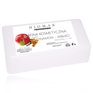 PARAFINA KOSMETYCZNA 400 ML CYNAMON - JABŁKO