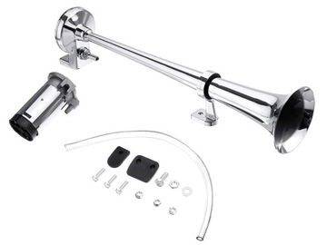 ГРУП ПНЕВМАТИЧЕСКАЯ ТРУБА 150дБ ФАНФАР ХРОМ КОМПРЕССОР 12В