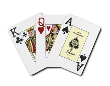 Karty Do Gry Fournier Jumbo 100% Plastik Poker