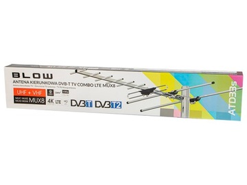 Antena TV Kierunkowa DVB-T MUX1 MUX2 MUX3 4 MUX8