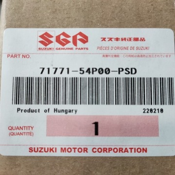 SUZUKI VITARA НАКЛАДКА ПЕРЕДНЕГО БАМПЕРА 7177154P00PSD