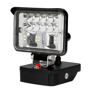 LED Work Light, 15W akumulatorowe latarki Job Site