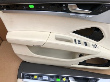 AUDI A8 D4 СТОРОНЫ, ОБИВКА ДВЕРЕЙ, БЕЖЕВЫЙ, КОРИЧНЕВЫЙ