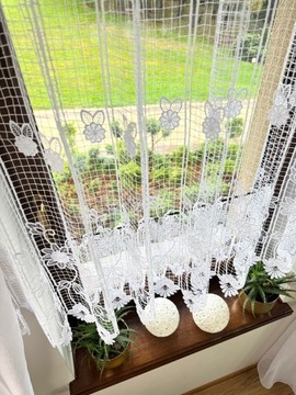 Ревность Gipiura Белая занавес для кухни для размера 40 высот