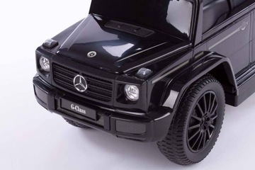 MERCEDES ride-on, колеса резиновые, кожа, толкатель, звуки