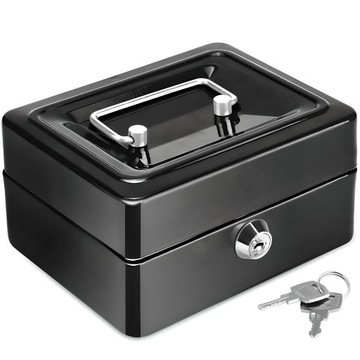 DUŻA KASETKA NA PIENIĄDZE SEJF BILON XXL METALOWA