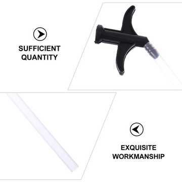 Сменная пенопластовая трубка и прозрачная распылительная насадка.