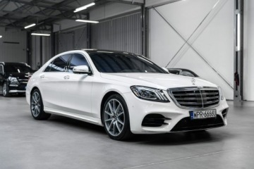 Mercedes Klasa S W222 Limuzyna Facelifting 2.9 400d 340KM 2018 Mercedes S 400 Dociągi. Head Up. Burmester., zdjęcie 3