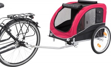 Przyczepa rowerowa dla psa Trixie maksymalna waga psa 30 kg