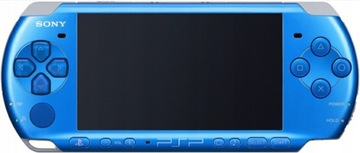 NOWA SONY PSP 3004 Slim VIBRANT BLUE PL Menu Wi-Fi Etui 350 GIER