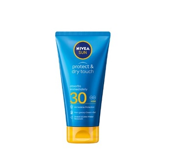 KREM Z FILTREM NIVEA Sun Protect DRY TOUCH balsam ŻEL do opalania SPF30