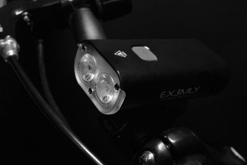 Передний задний фонарь для велосипеда SET передний задний фонарь LED USB EX3MLY сильный