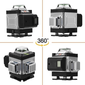 16-liniowy poziomica laserowa 4D 360 °