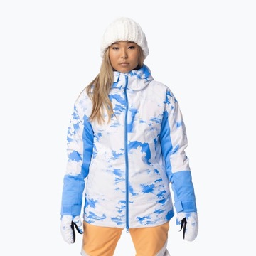 Kurtka snowboardowa damska ROXY Chloe Kim azure blue clouds M