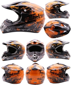 Kask MTB Fullface Motocrossowy Off-Road Endur