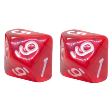 ZESTAW 2 KOSTEK K10 RPG ALCHEMIKA 0-9