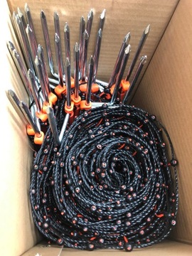 Siatka elektryczna dla kur, gęsi, indyków 50m