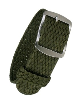 Pasek do zegarka Perlon NATO Zulu 16mm zielony