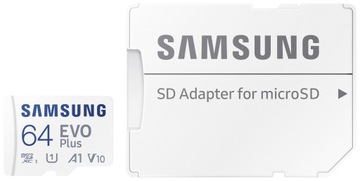 Samsung EVO+ karta pamięci micro SDXC 64GB 130MB/s