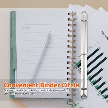 Аксессуары для скрапбукинга Металлическое кольцо А4 Папка-переплёт 3 шт.