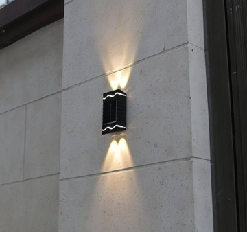 D. НАСТЕННЫЙ СВЕТИЛЬНИК НА СОЛНЕЧНОЙ СОЛНЕЧНОЙ СВЕТОДИОДНОЙ СВЕТИЛЬНИКЕ НАСТЕННЫЙ СВЕТИЛЬНИК ДЛЯ ЗАБОРА 4 шт.