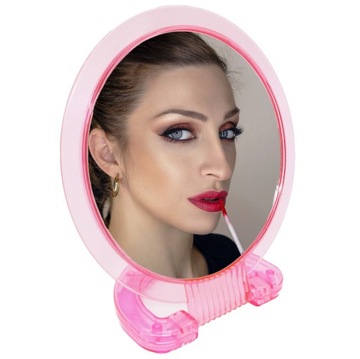 LUSTERKO DWUSTRONNE POWIĘKSZAJĄCE STOJĄCE OKRĄGŁE