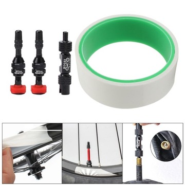 Бескамерный обод Бескамерная ободная лента 25 мм Клапан 40 мм