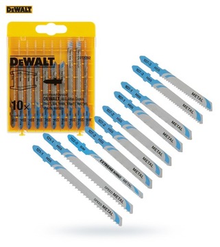 10 полотен для лобзика по металлу DeWALT DT2292