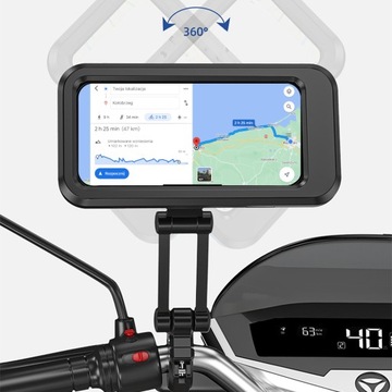 Водонепроницаемый ДЕРЖАТЕЛЬ ДЛЯ МОТОЦИКЛА ДЛЯ ТЕЛЕФОНА СКУТЕРА, РЕГУЛИРУЕМЫЙ