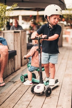 СКУТЕР SCOOT AND RIDE HIGHWAYKICK 3 3+ СКЛАДНЫЕ КОЛЕСА ЯСЕНЯ С LED-подсветкой