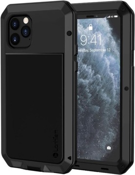 Lanhiem iPhone 11 Pro Max etui METALOWE PANCERNE ETUI