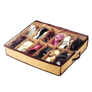 Коробка-органайзер для обуви, 12 пар, чехол