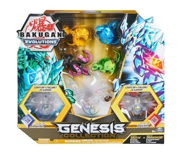 BAKUGAN EVOLUTIONS Starcie Żywiołów zestaw Genesis