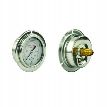 MANOMETR HYDRAULICZNY CIŚNIENIOMIERZ 1/4” 0-160 bar 63mm TYŁ HYDROLIDER