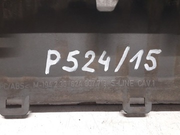 AUDI A1 2 II S-LINE 18- LIŠTA STŘEDNÍ  SPOILER NÁRAZNÍKU PŘEDNÍ 82A807719