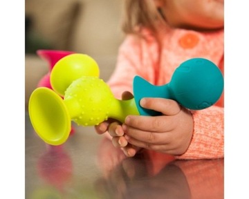 FAT BRAIN TOYS Przyssawki gryzaki Pipsquigz Bobo