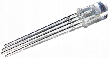 DIODA LED RGB 5mm WSPÓLNA KATODA 5sztuk