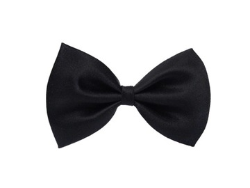 MUCHA ELEGANCKA MUSZKA DO GARNITURU CZARNA