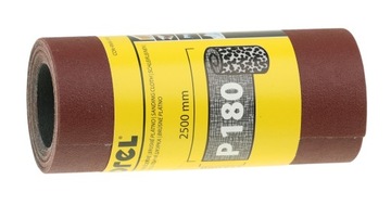 PŁÓTNO ŚCIERNE PAPIER 115 mm ROLKA 2.5 m P180