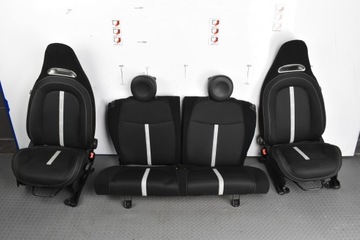 FOTELE PRZÓD LEWY PRAWY KOMPLET KANAPA TYŁ FIAT 500 ABARTH 595 2016
