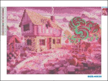 НАБОР АЛМАЗНОЙ МОЗАИКИ ДЛЯ ДЕТЕЙ 5D 30*40 XXL ПОДАРОК