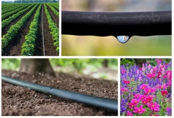 Капельная линия капельного орошения 100 м + 174 шт. аксессуаров XXL