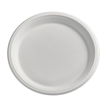 Talerz z trzciny cukrowej okrągły 26cm, 50szt