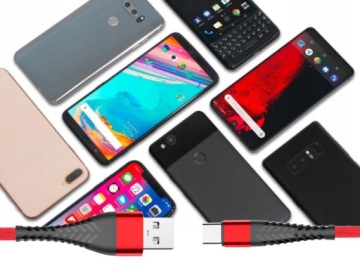 Кабель USB-C для ЗАРЯДКИ ТЕЛЕФОНА 3А 2м