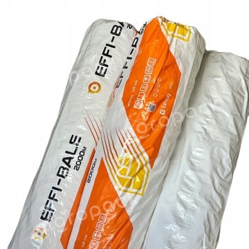 Сельскохозяйственная сетка EFFI PLUS 123x2000 для обмотки силоса, соломы, сена.