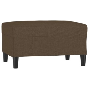 vidaXL Підніжка, коричневий, 70x55x41 см, з оббивкою тканиною