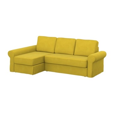 BACKABRO Pokrycie sofy z leż., Velvet Yellow